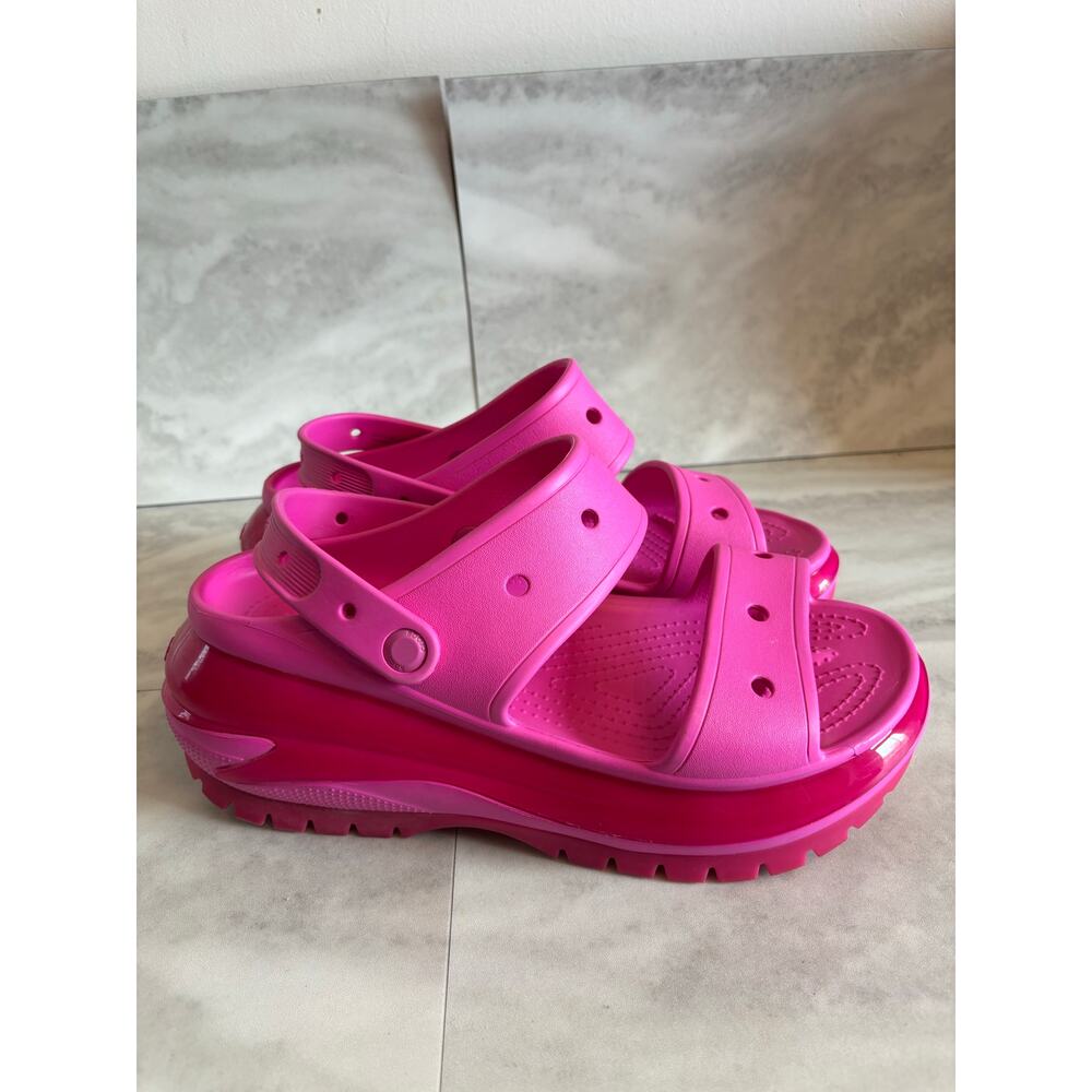 Crocs Classic Mega Crush Sandal Pink Juice 207989-6UB Size Men’s 11
